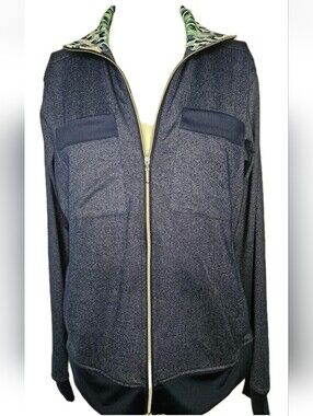 Pebble Beach Dry Luxe Performance Zip Front Jacket Size Small